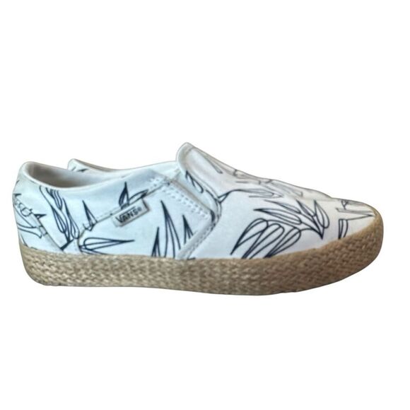 Vans Asher Canvas Espadrilles Women’s Size 8.5 - Picture 2 of 12